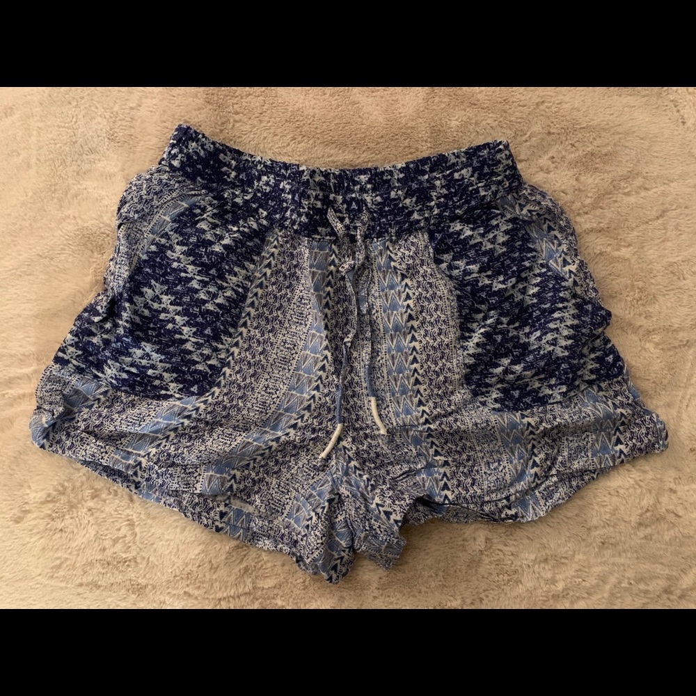 Flowy Blue Shorts Size S